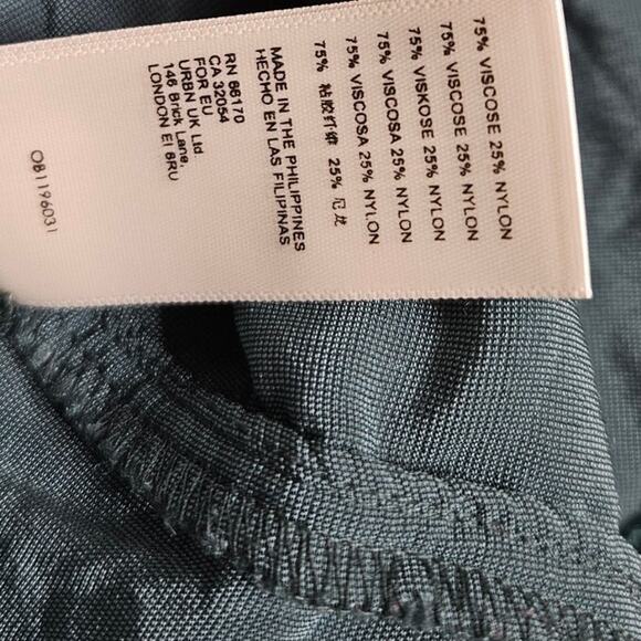 By Anthropologie S Dark Green Velvet Tunic Top Boho Romantic Whimsygoth Goth - Picture 3 of 4